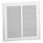 Return Air Filter Grille, 673M, 14 x 14, White, Steel