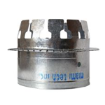 16" Nested Tab Collar for FiberGlass Duct, 28 ga, 16/Cs