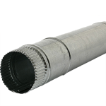 5" x 5' Snap Lock Pipe, 30Ga