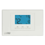 LuxPro Large Push Button Display Thermostat, 5-2 Day, 2H/1C