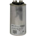 Round Dual Run Capacitor, 40/5 MFD, 440V