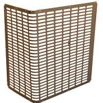 Coil Guard Panel, C-Base, 35", Champagne, RH
