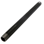 Black Steel Pipe, Cut Length, 3/4 x 30"