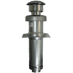 Roof Jack w/ Removable Crown, 97-115" Floor to Flange