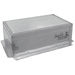 Insulated Foil Top Register Box w/ Flange + Gasket, R6, 10 x 6"
